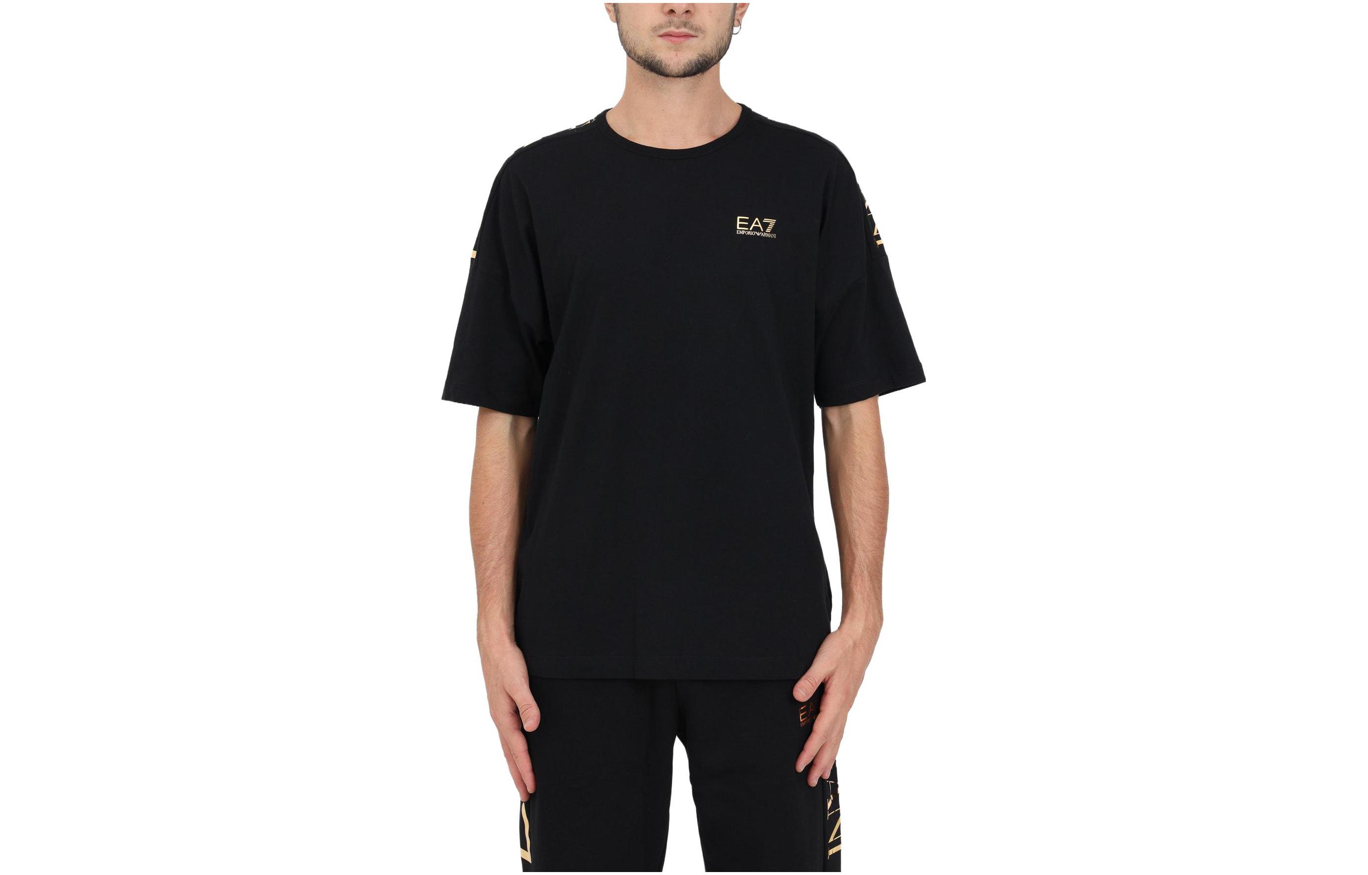 

Футболка мужская черная EA7 EMPORIO ARMANI