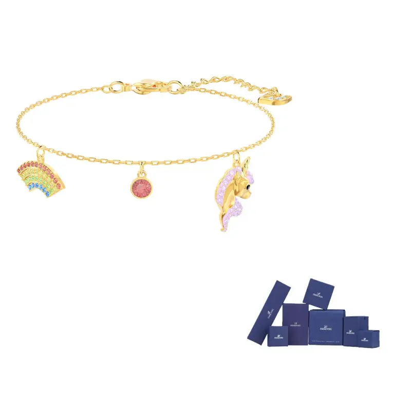 

Swarovski Фальш-кристальные браслеты для женщин gold plated