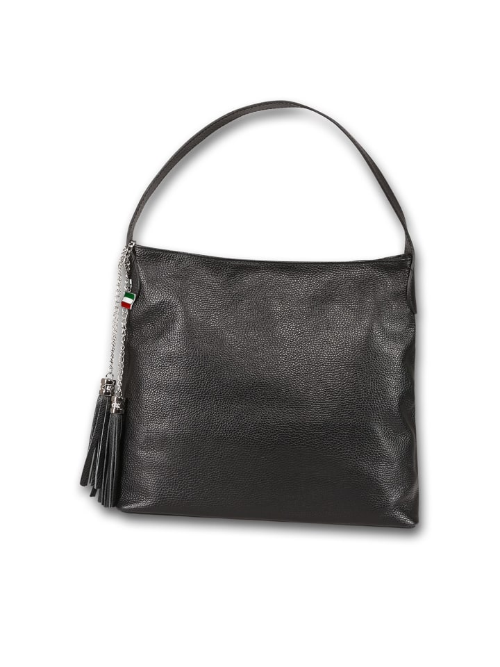 

Кожаная сумка через плечо Florence, черная, примерно 40 см Florence