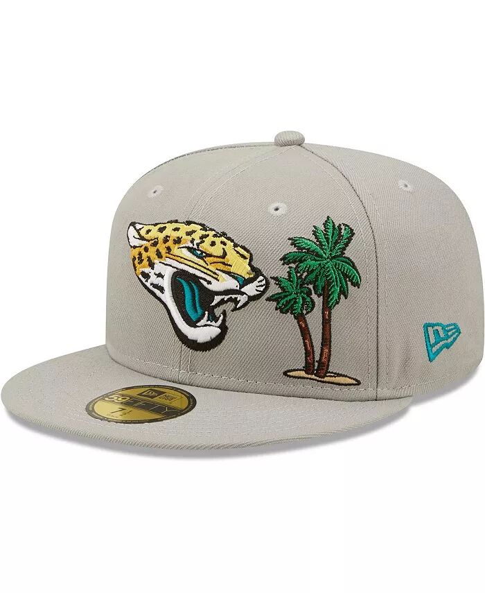 

Мужская серая шляпа Jacksonville Jaguars City Describe 59Fifty Fitted New Era