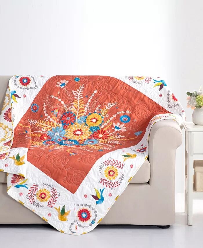 

Двусторонний плед Topanga Bohemian, 50 x 60 дюймов Greenland Home Fashions, мультиколор