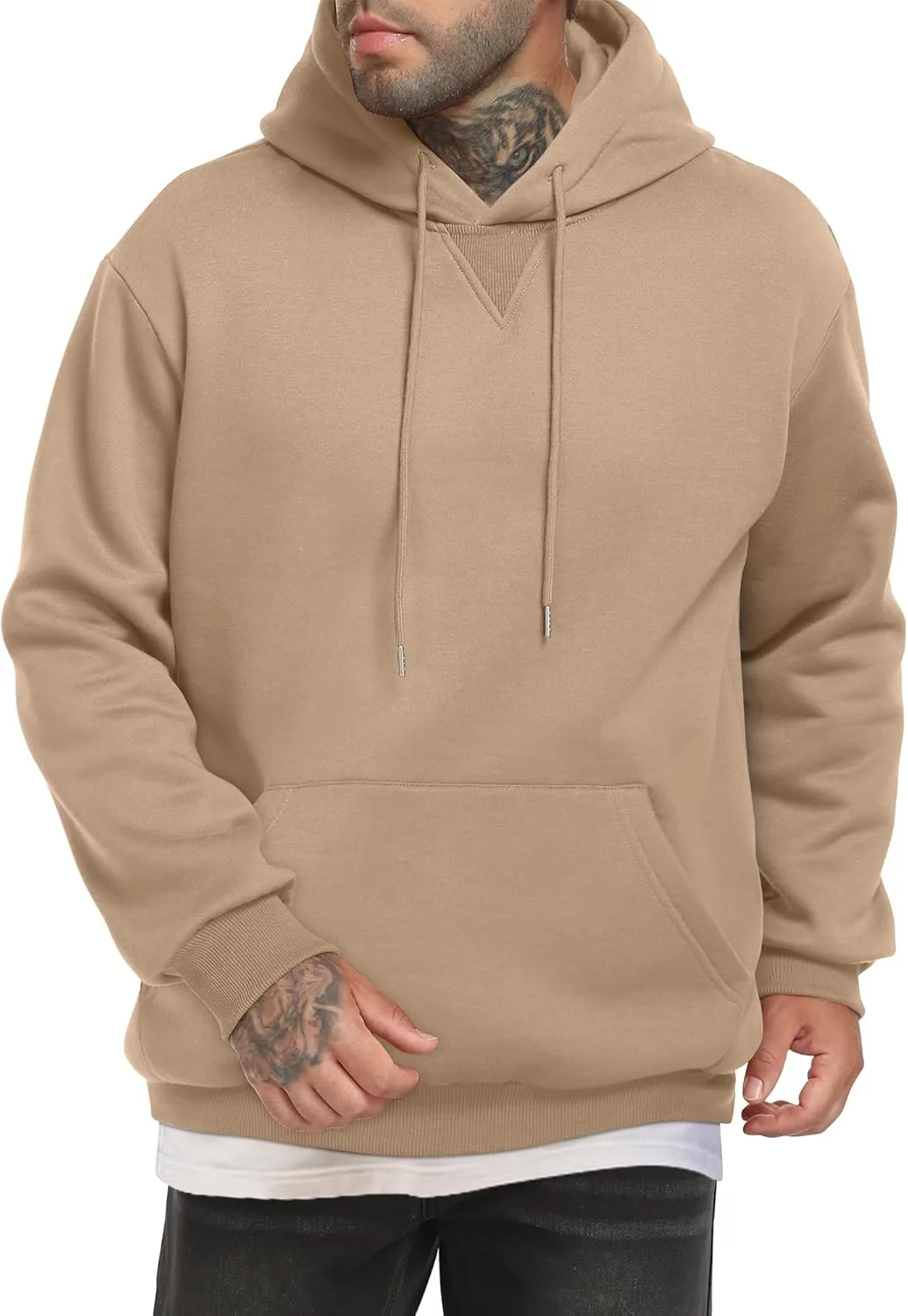 

Мужской худи с капюшоном и карманами TUREFACE