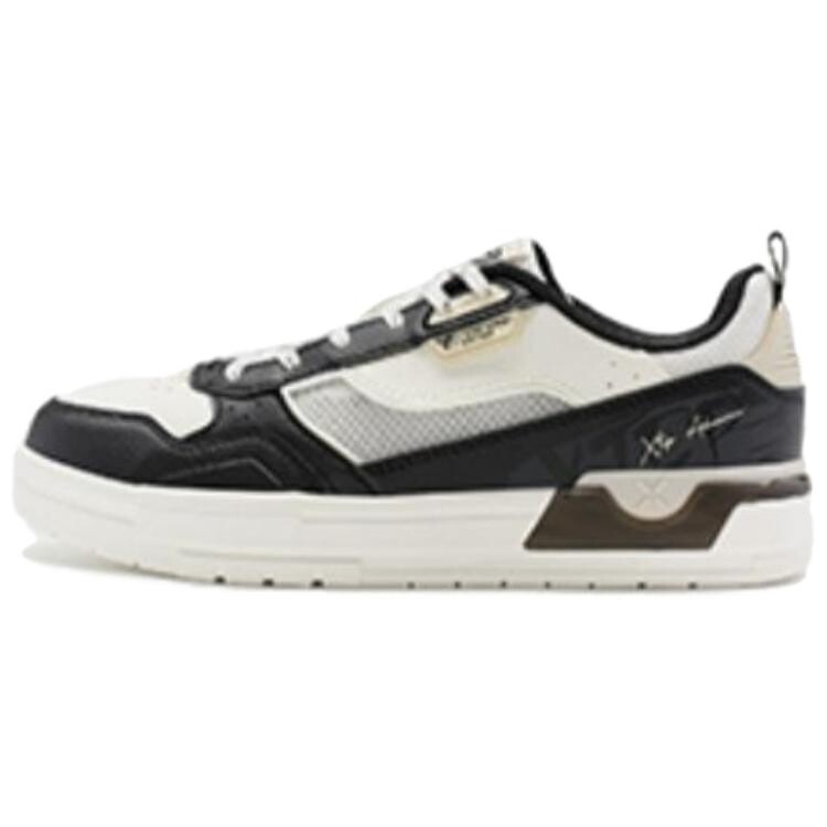 

Кроссовки XTEP Skateboard Shoes Women's Low-Top Black/Sail White, Черный, Кроссовки XTEP Skateboard Shoes Women's Low-Top Black/Sail White
