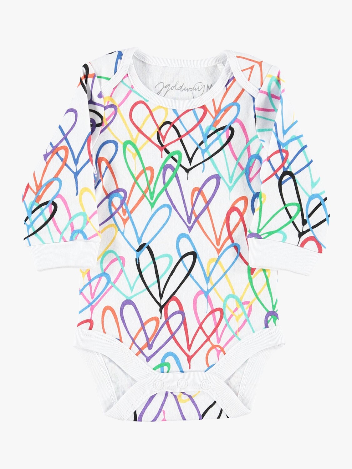 Подарочный набор боди From Babies with Love Baby #Lovewall, нейтральный цвет — фото 2