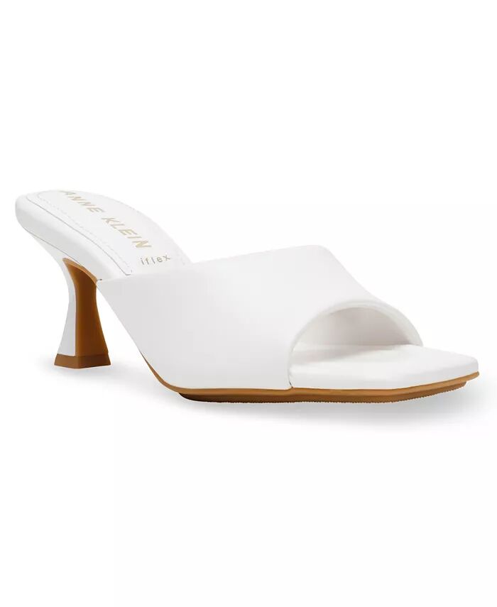 Женские сандалии Jerilyn Square Toe Mule Dress Sandals Anne Klein, красный