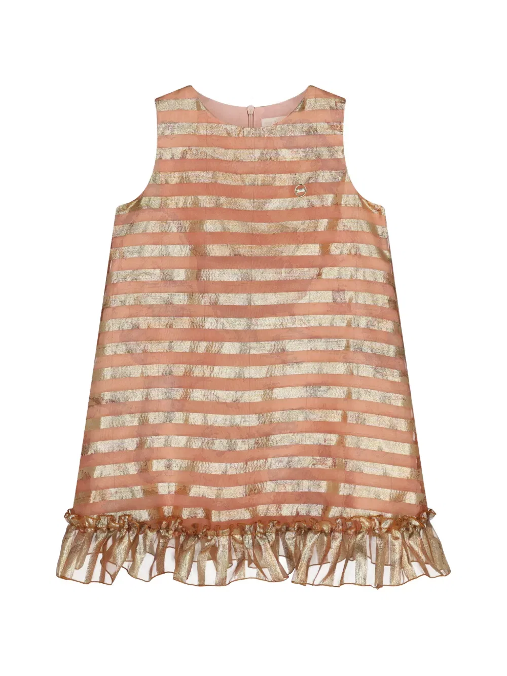 Полосатое платье Alviero Martini Kids, нейтральный