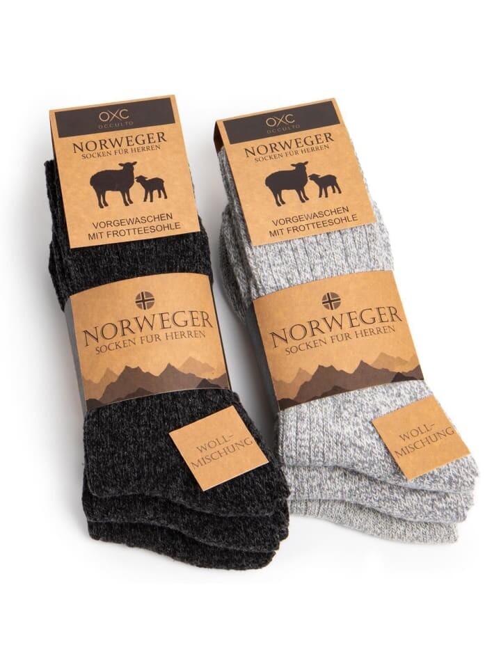

Носки Occulto 6er Pack Norweger Finn, цвет grau-mix