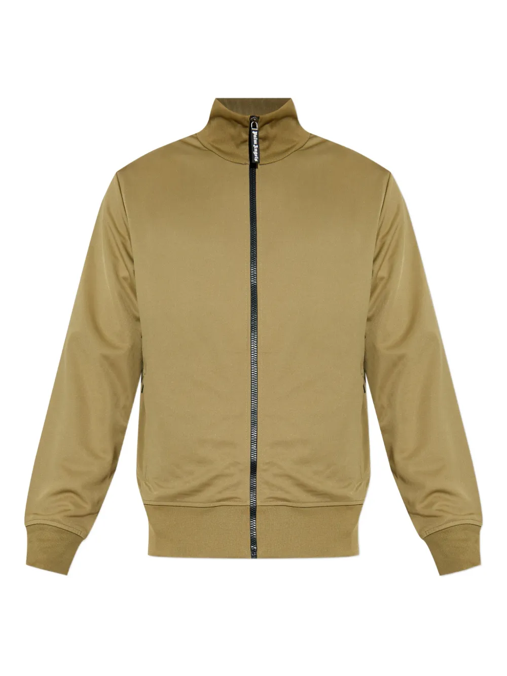 

Свитшот с высоким воротником на молнии Palm Angels, зеленый