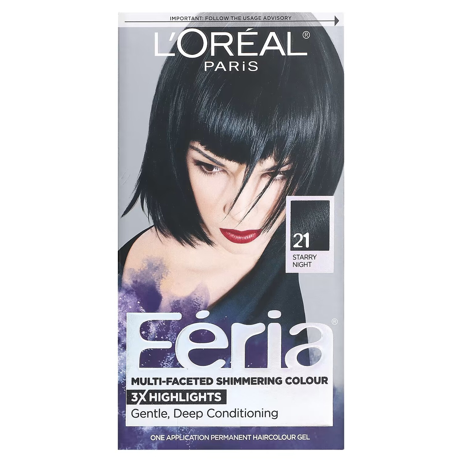 

Перманентная гель-краска L'Oréal Feria для волос