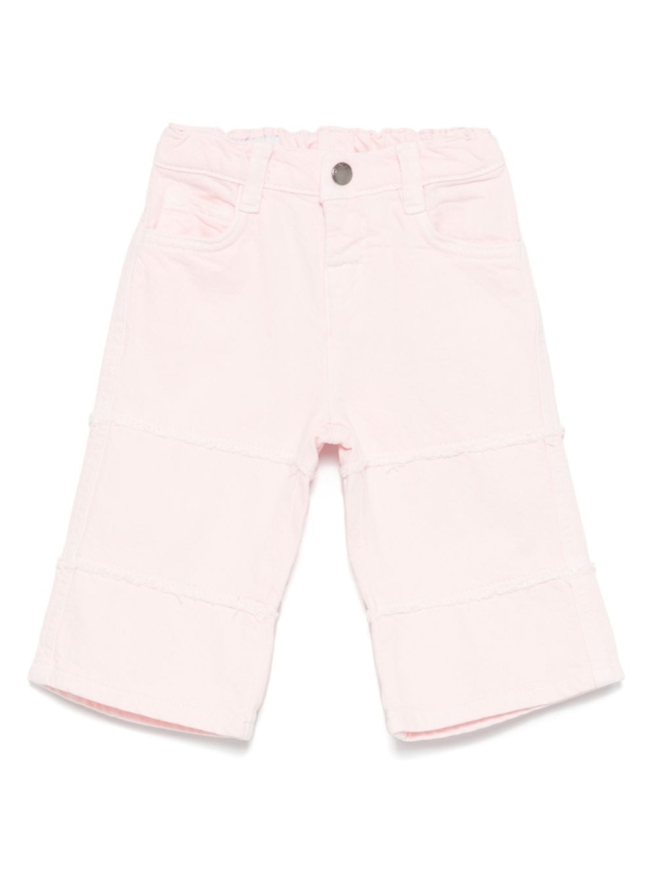 

Emporio Armani Kids джинсы с бахромой, розовый