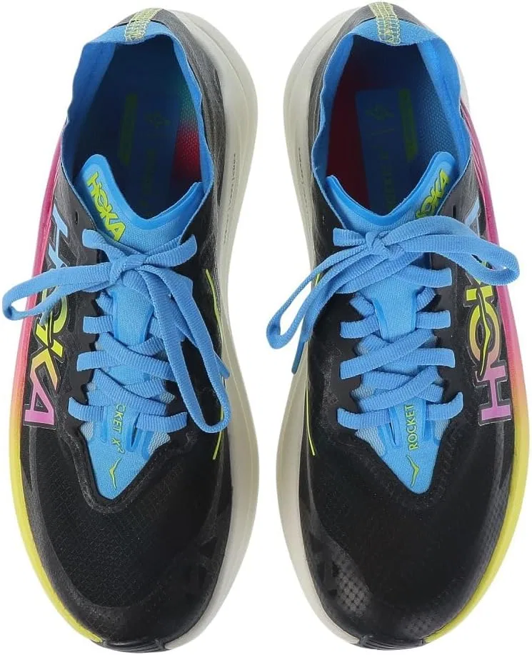 Беговые кроссовки Hoka One One Rocket X 2, Black Yellow — фото 3
