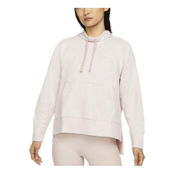 

Свитер therma-fit cowl solid color casual sports long sleeves pink hoodie 'oxford pink white' Nike, розовый