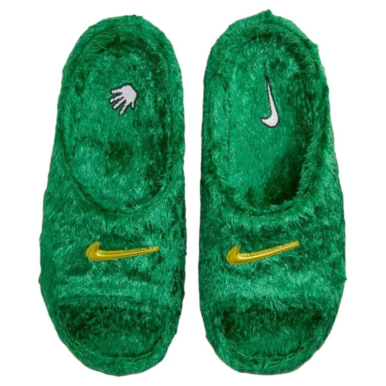 Nike Тапочки-сланцы SWOOSH x ReactX Rejuven8, мужские, зеленые — фото 4