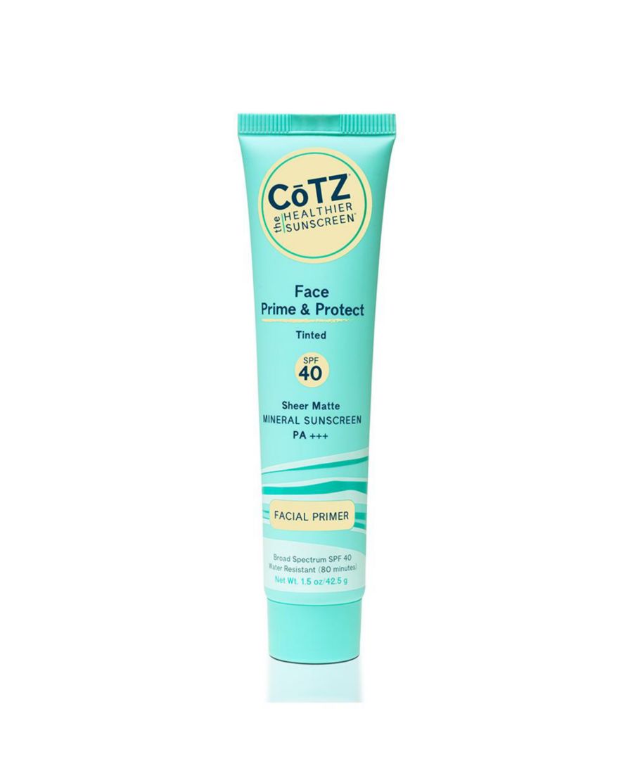 

Тонирующая основа под макияж Face Prime & Protect SPF 40 CoTZ Skincare, цвет turquoise/aqua