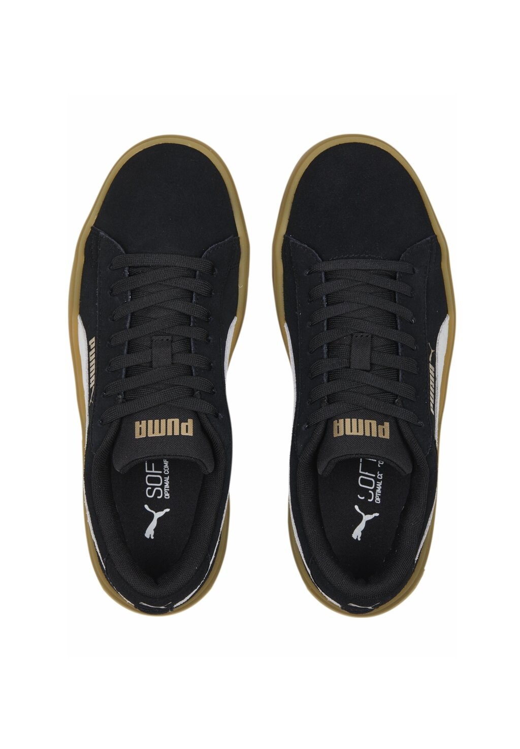 Кроссовки на шнуровке Puma, черный — фото 2