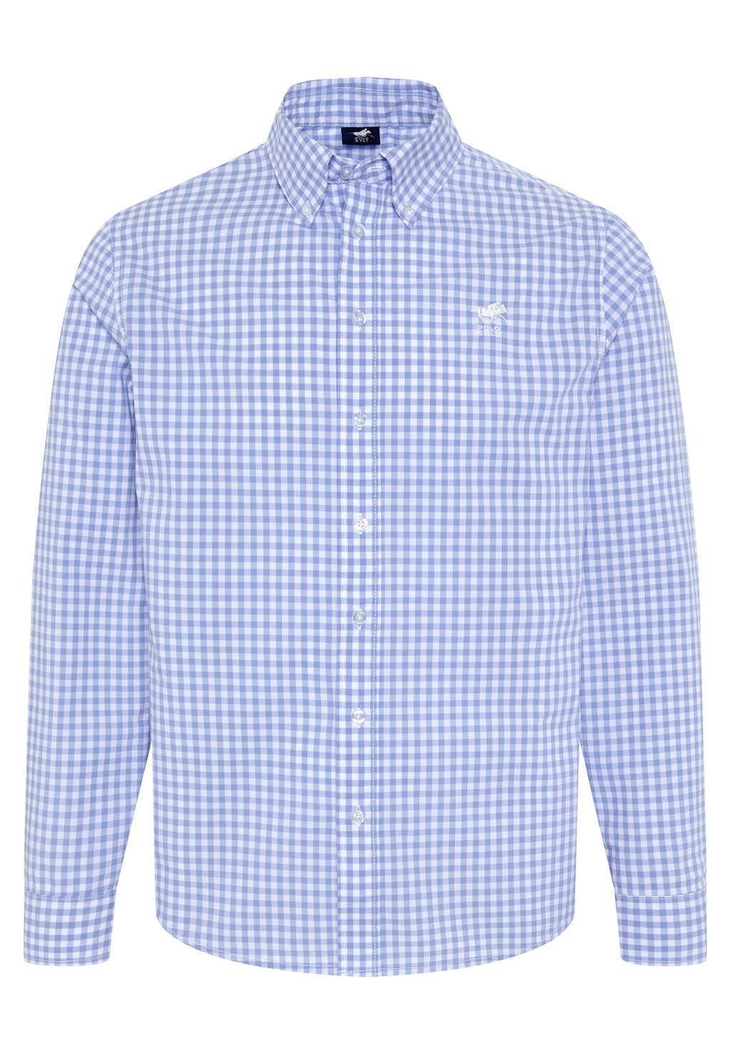 

Рубашка MIT MINIMALISTISCHEM KAROMUSTER Polo Sylt, светло-голубой