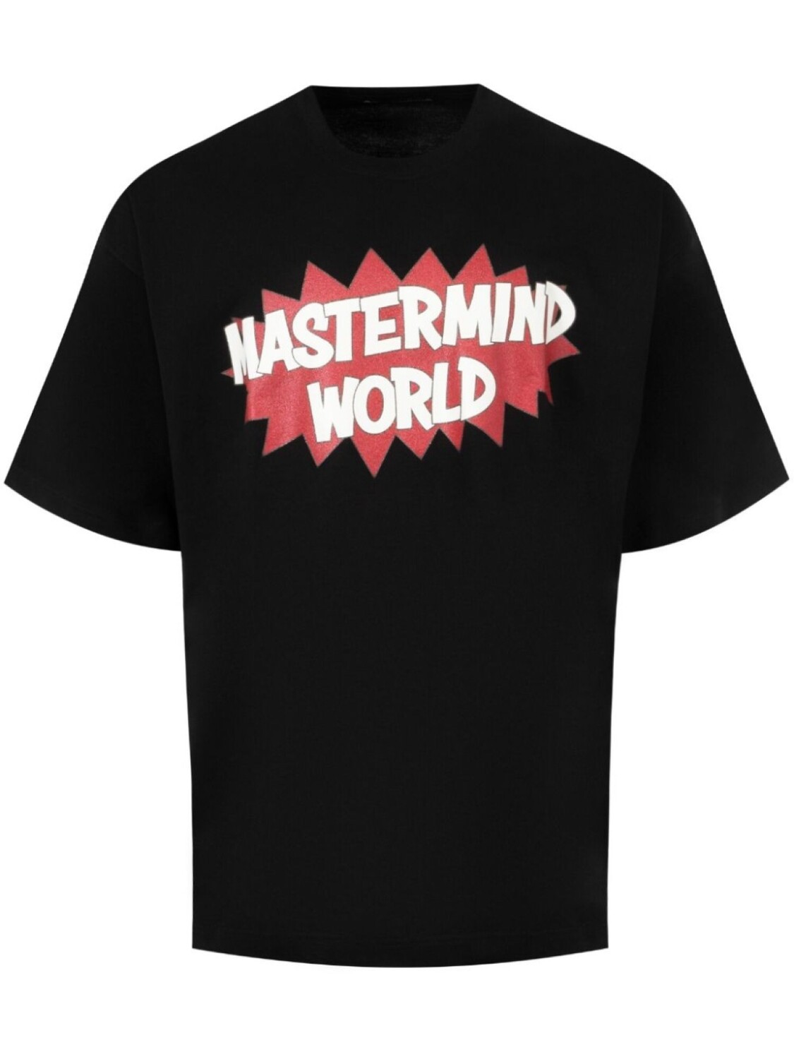 

Футболка из хлопка с блестками Mastermind World, черный