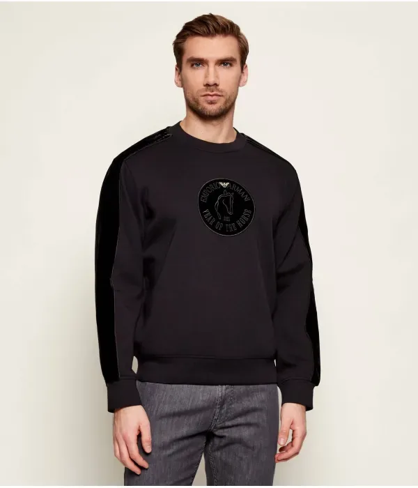 Толстовка к Китайскому Новому году regular fit Emporio Armani, черный