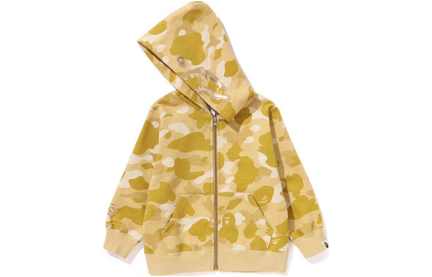 

Детская толстовка A Bathing Ape, желтый