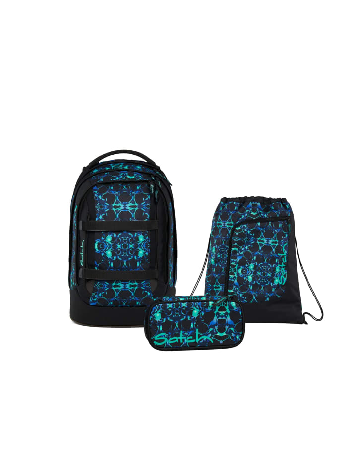 

Satch Набор школьных рюкзаков PACK Caleido Blue, 3 предмета, синий