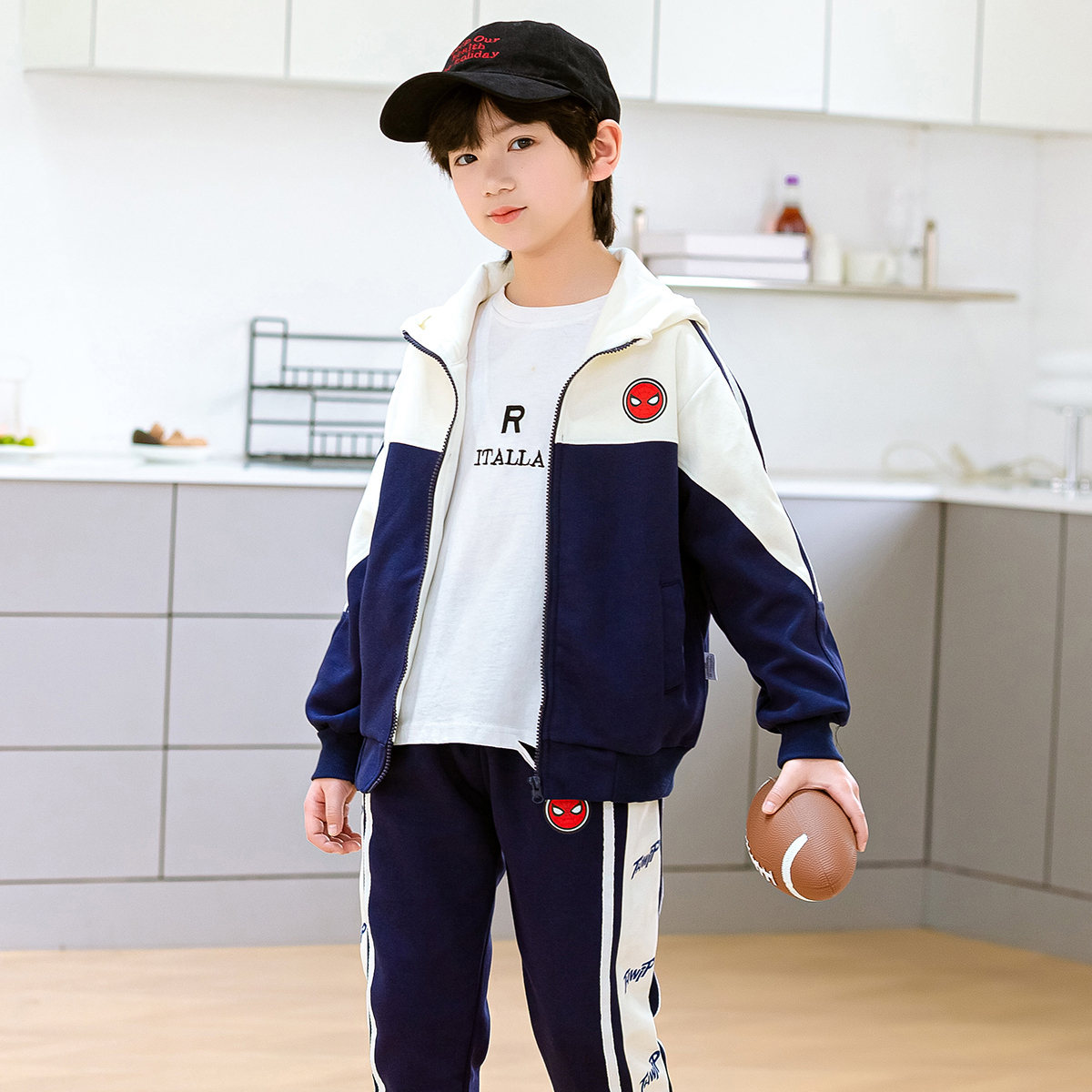 Disney Повседневная спортивная одежда navy blue для детей 3-7 лет — фото 4