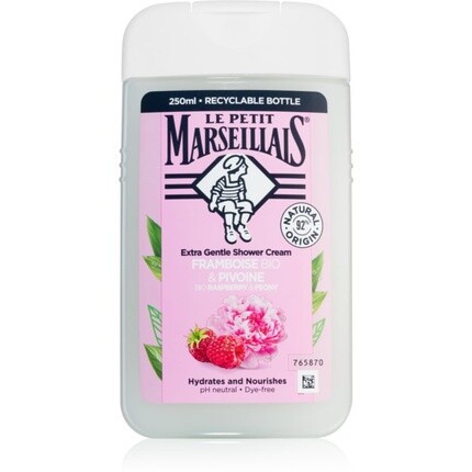 

Le Petit Marseillais Очень нежный крем для душа Органический малиновый пион