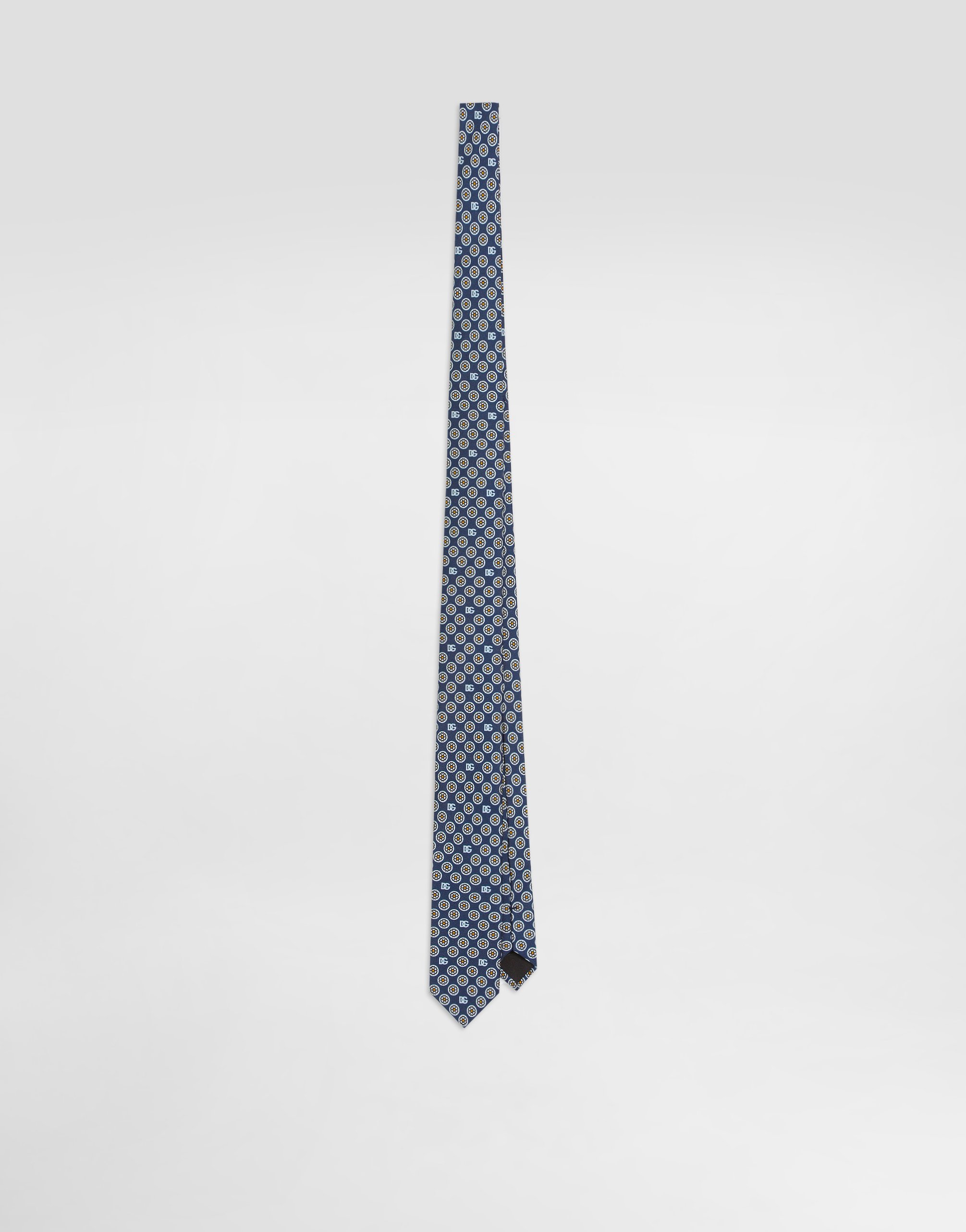 

Галстук martini с жаккардовым микроузором и логотипом Dolce & Gabbana, мультиколор