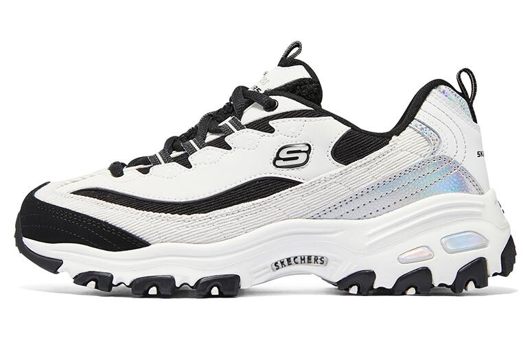 

Кроссовки Skechers D"Lites 1.0 Chunky Sneakers Women's Low-top, черный/белый