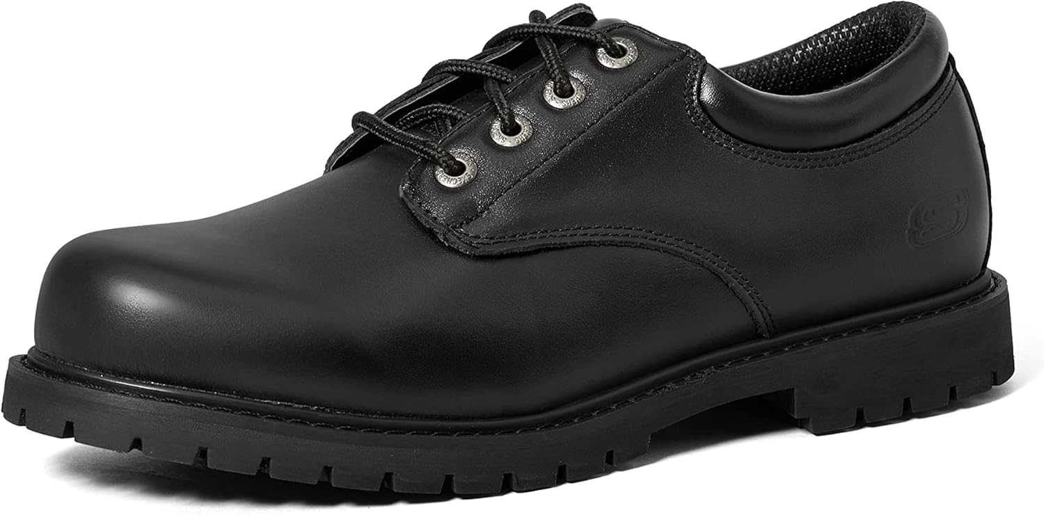 

Туфли Skechers for Work Men's Cottonwood Elks Slip Resistant Shoe, черный