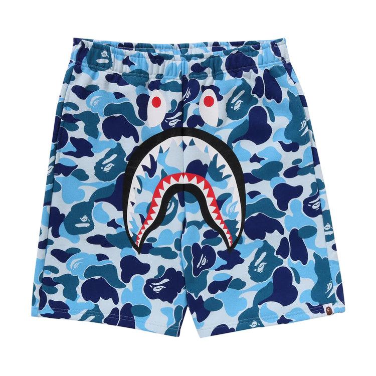 

Спортивные шорты BAPE ABC Camo Shark Sweatshorts, Blue