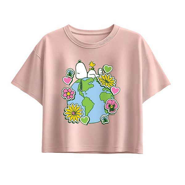 

Футболка с принтом Peanuts Snoopy & Woodstock для девочек 7-16 лет Licensed Character, Light Pink