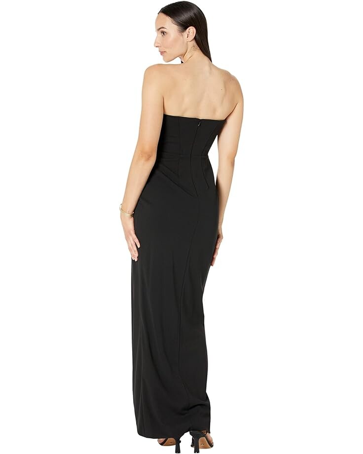 

Платье Calvin Klein Strapless Gown with Bodice Boning, черный