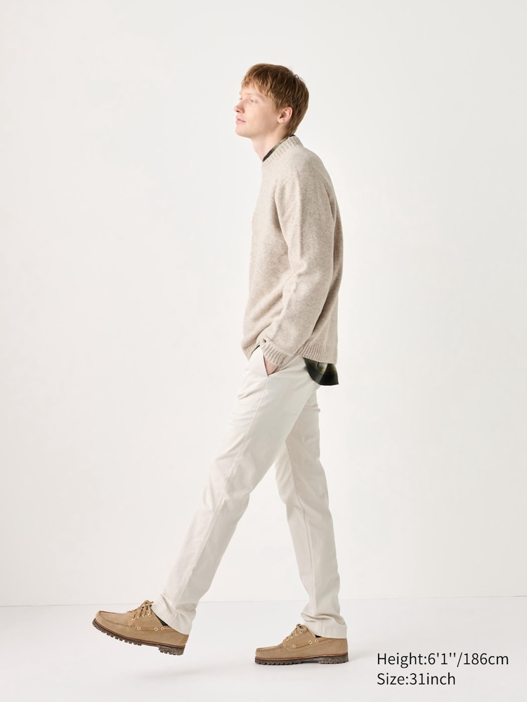 

Узкие брюки-чиносы Uniqlo, цвет 30 бежевый