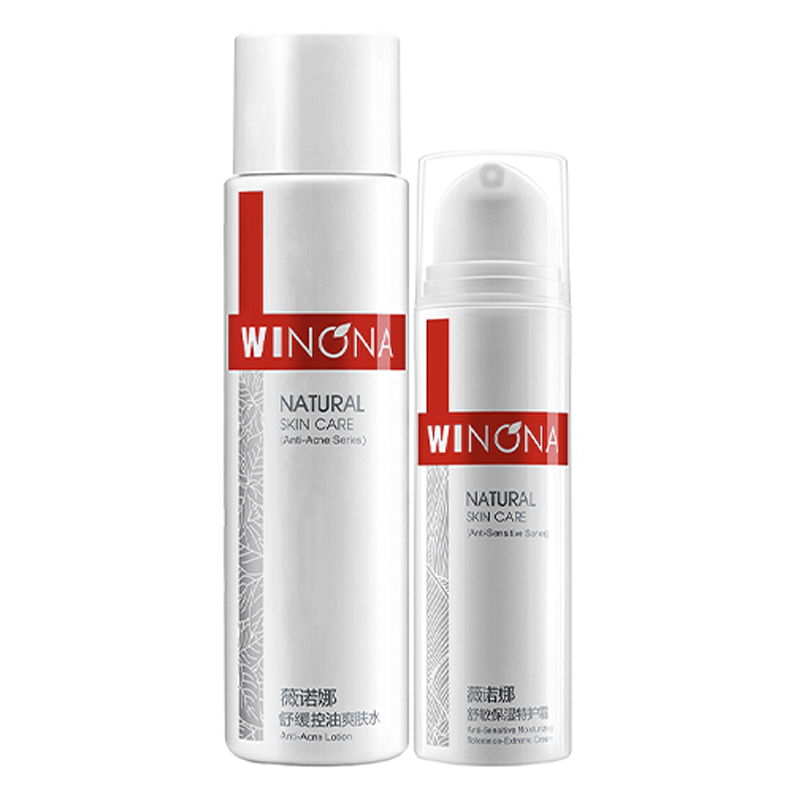 Комплект для ухода за кожей Comfort Oil Control Repair из двух предметов увлажняющий и питательный 50г+120мл Winona — фото 3