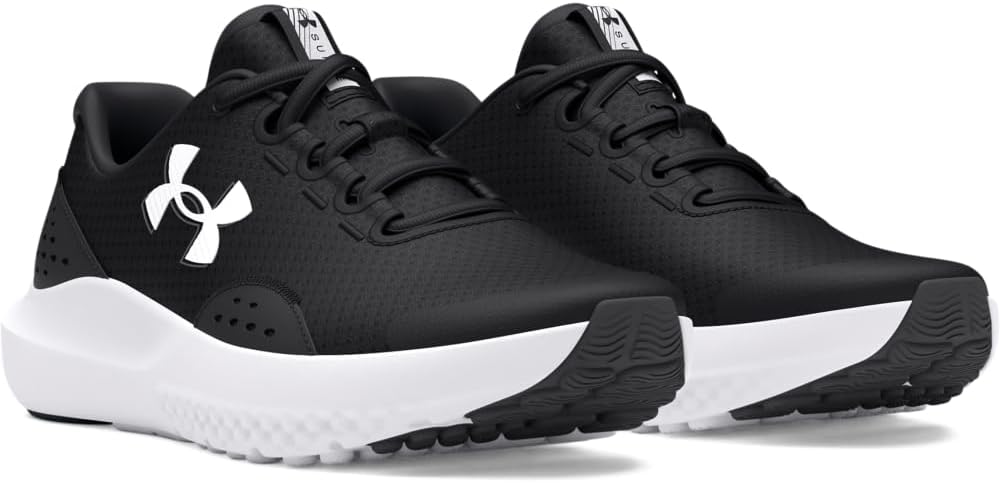 Кроссовки для мальчиков Under Armour Surge 4 для младших школьников, белый/черный — фото 2