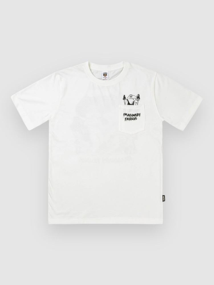 

Футболка The Dudes Imaginary Friends Classic T-Shirt, off white, Белый, Футболка The Dudes Imaginary Friends Classic T-Shirt, off white