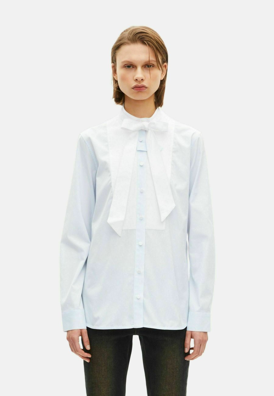 

Блуза The Kooples Button-down blouse, Blue/White/Blue