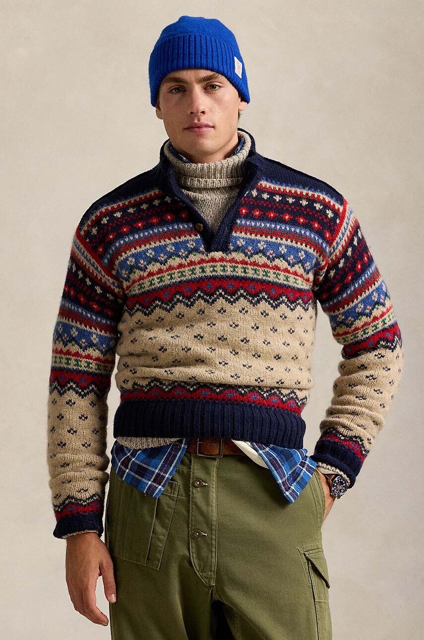 

Шерстяной свитер Polo Ralph Lauren, зеленый