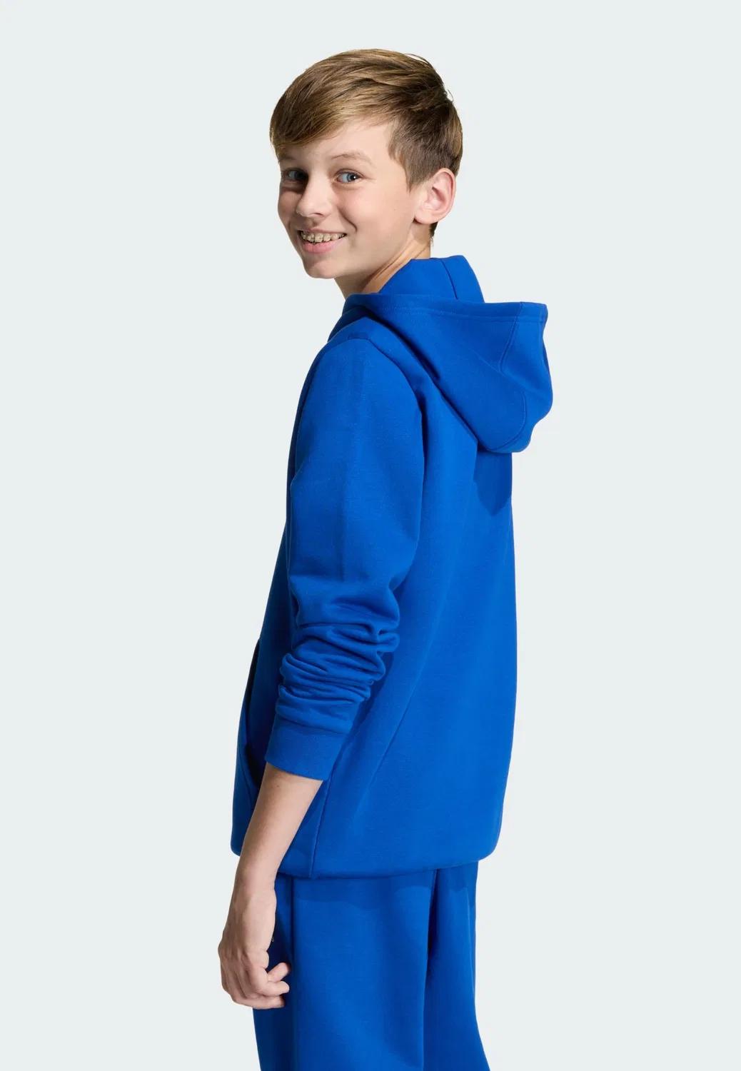 Свитшот Adidas Originals синего цвета — фото 3