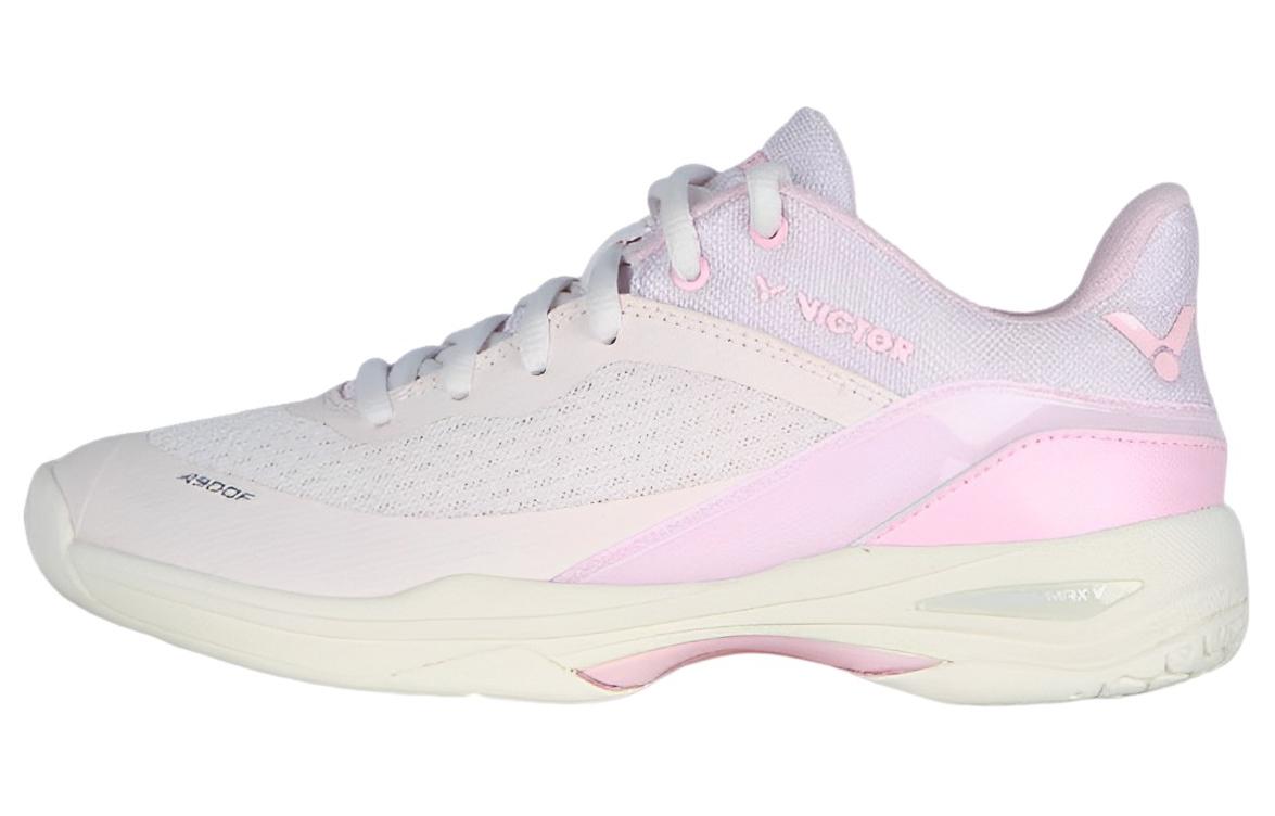 

Женские противоскользящие дышащие низкие бадминтонные туфли VICTOR розовые, цвет Pink