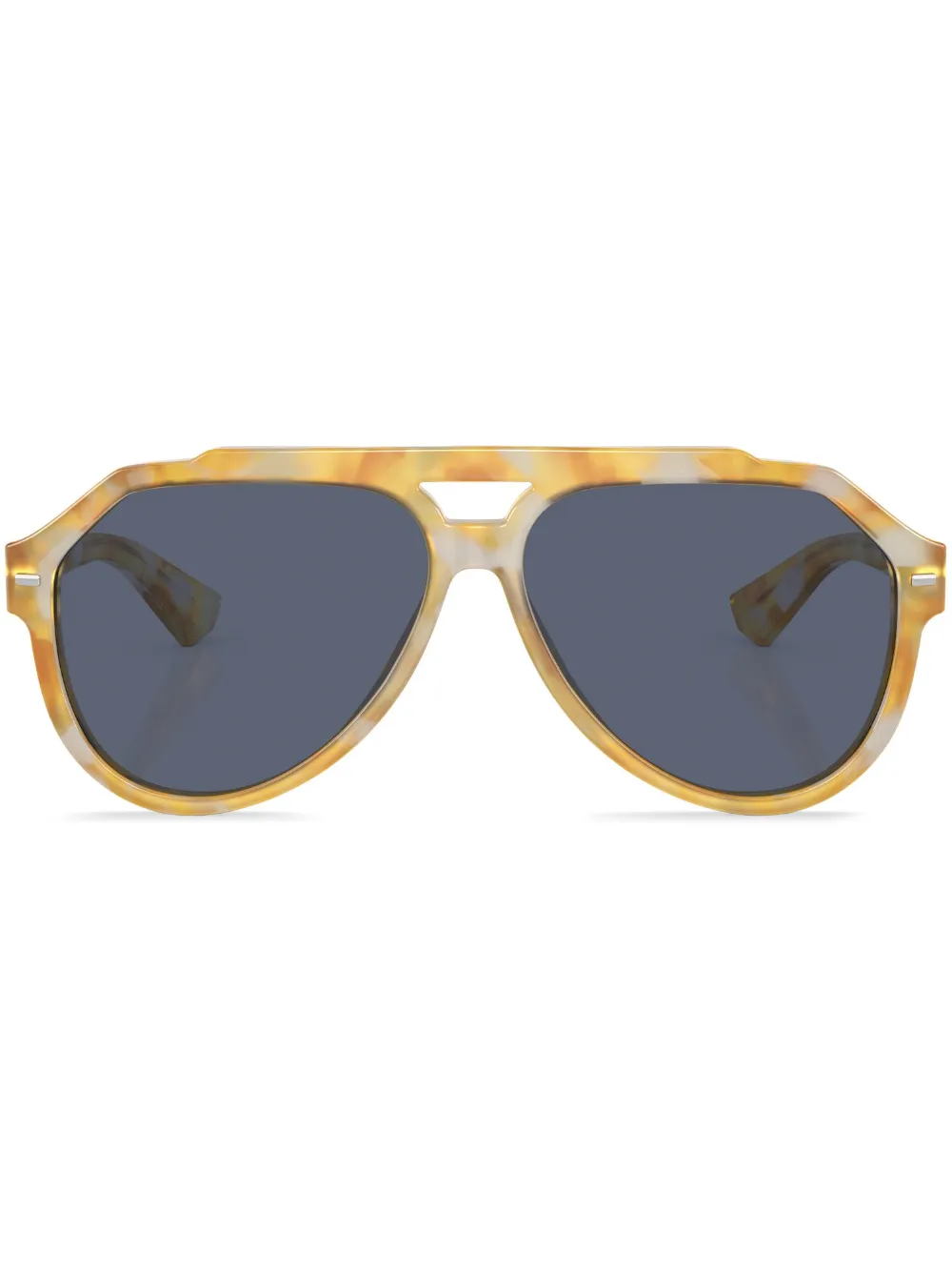

Солнцезащитные очки с графичным принтом Dolce & Gabbana Eyewear, желтый