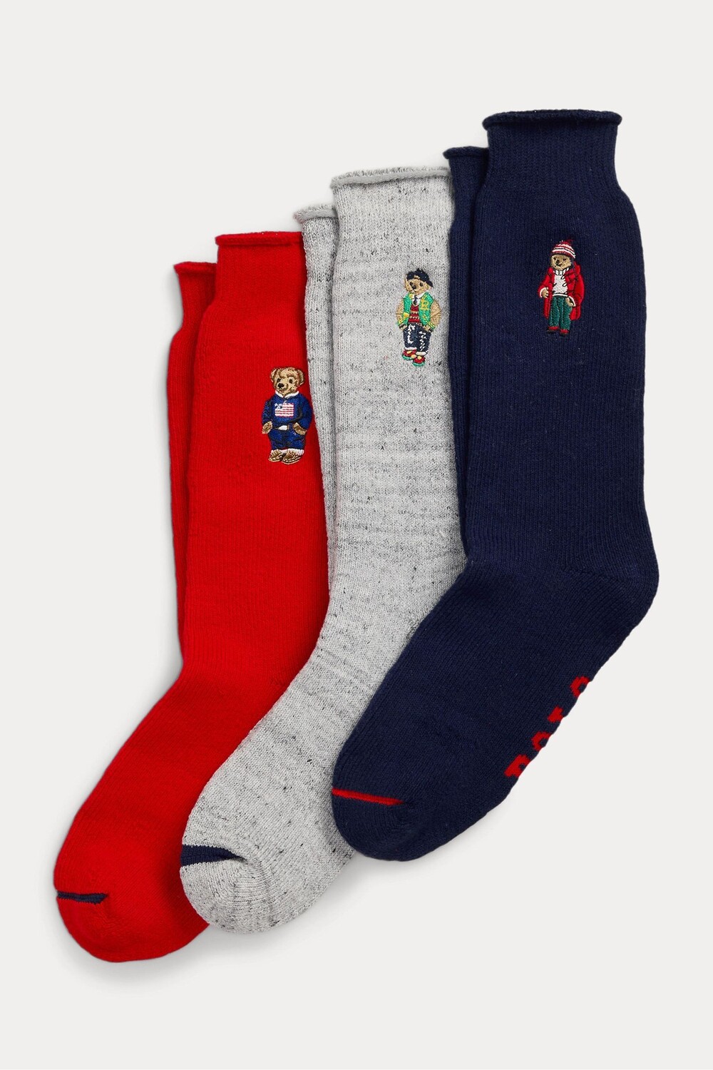 

Подарочная коробка из гребенного хлопка bci с тремя медведями Polo Ralph Lauren, синий