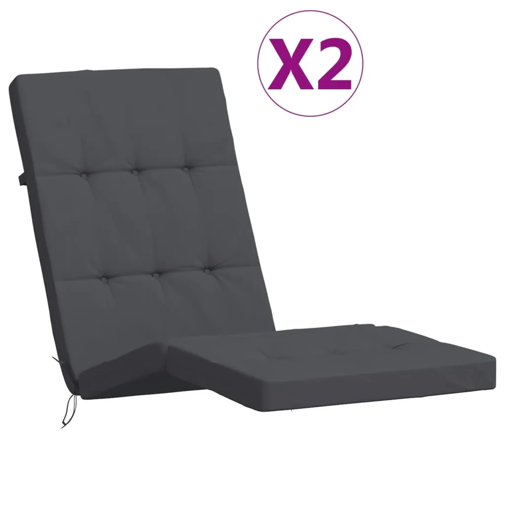 

Подушки для стула Vidaxl, серый