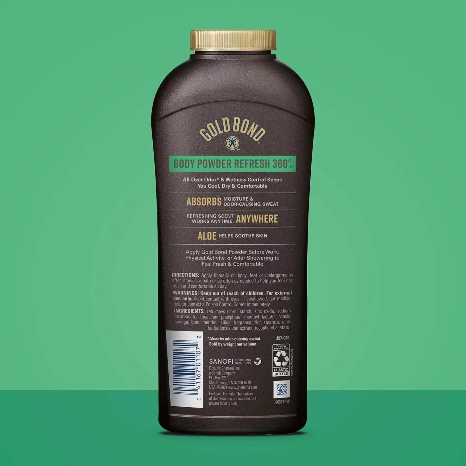 Мужская присыпка для тела Gold Bond Men's Essentials без талька Gold Bond — фото 3
