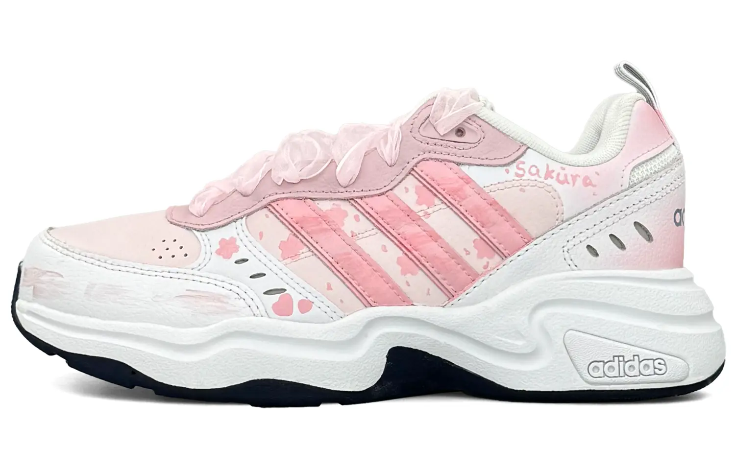 

Кроссовки adidas neo Strutter Lifestyle Shoes Unisex Low-top White/pink, розовый
