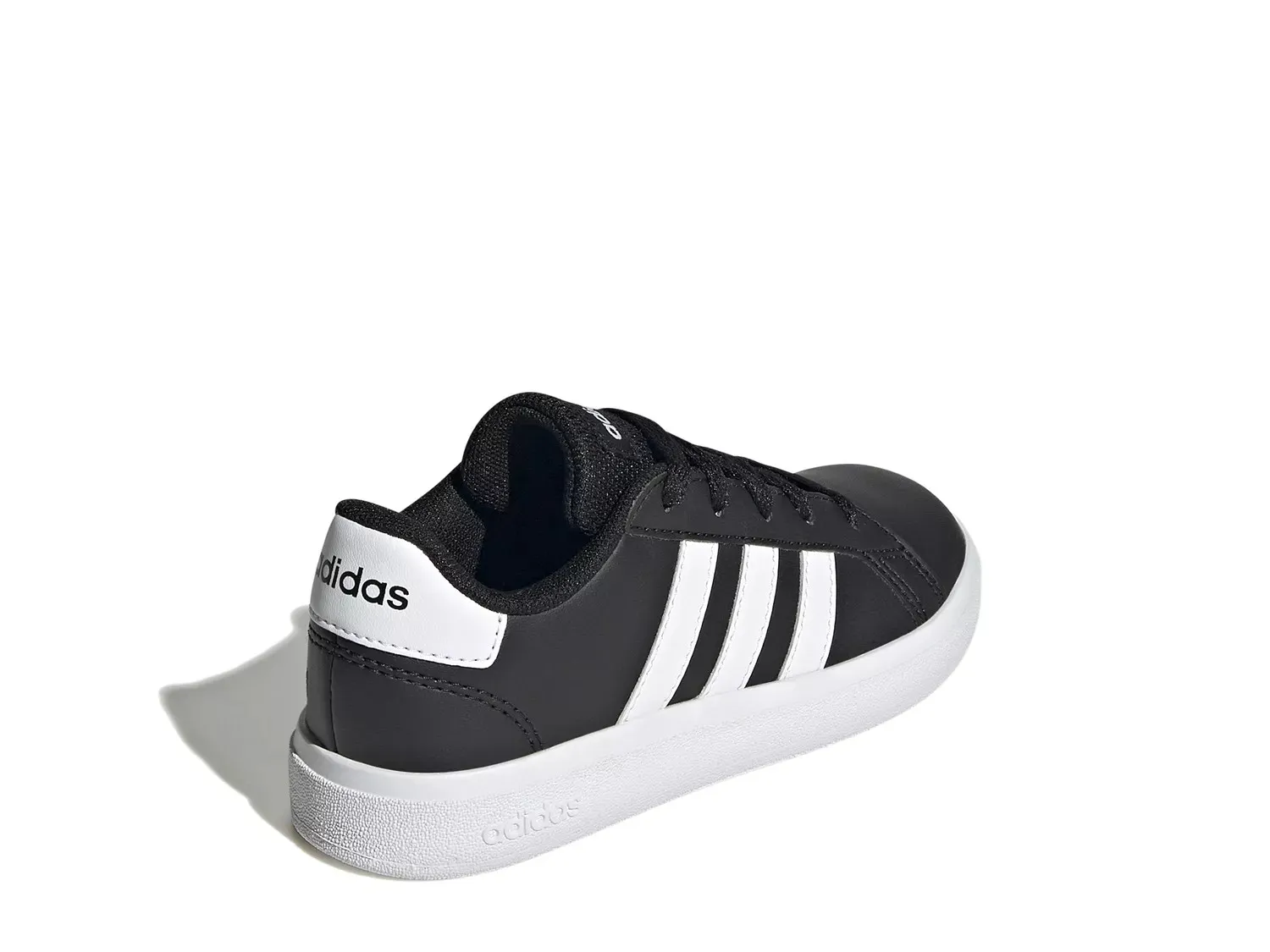 Кроссовки Adidas Grand Court Lifestyle — детские, черные — фото 2