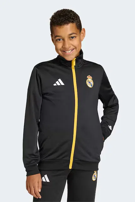 Кофта детская на молнии REAL MARVEL Adidas Performance, черный — фото 4