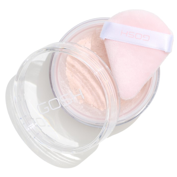 

Рассыпчатая фиксирующая пудра для лица 001 нежно-розовая, 15 г Gosh Copenhagen Bake'N set anti-shine, цвет 001 soft pink