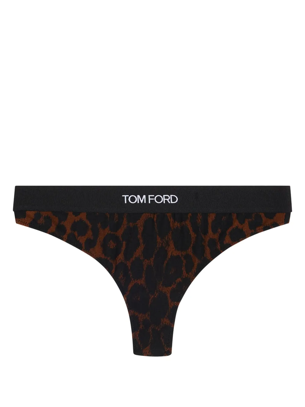 

Трусы-брифы с леопардовым принтом TOM FORD, коричневый