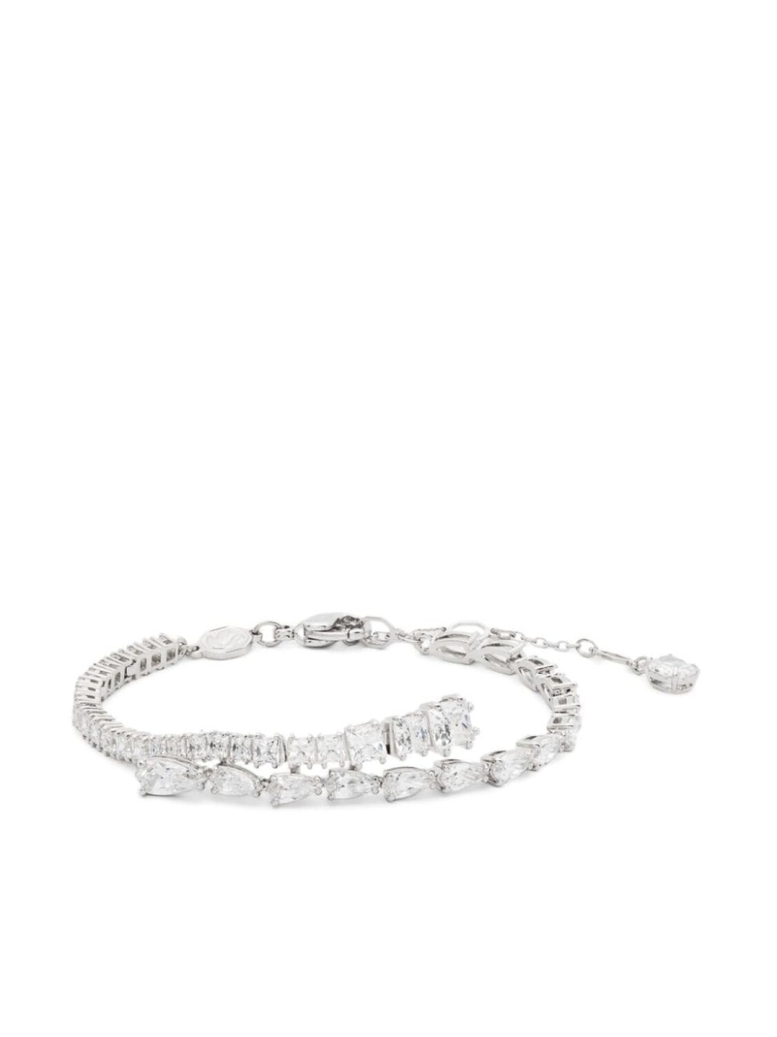 

Браслет Matrix с кристаллами Swarovski, серебряный